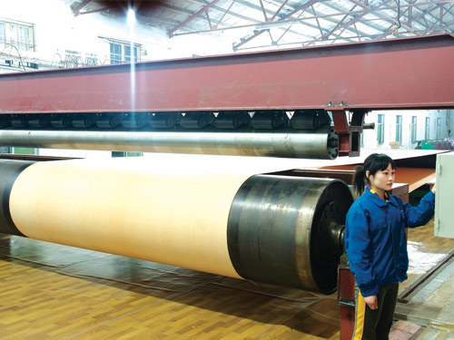 Hot oil roller shaping process